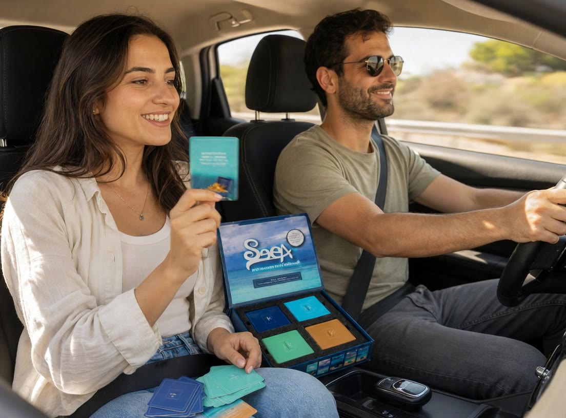 נסיעה ארוכה ברכב עם שיחה זוגית
